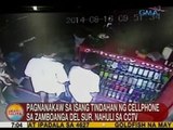 UB: Pagnanakaw sa isang tindahan ng cellphone sa Zamboanga del Sur, nahuli sa CCTV