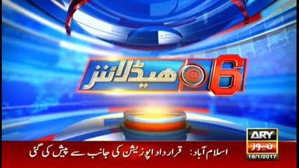 Headlines 1800 18th January 2017