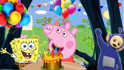 peppa pig happy birthday song | happy birthday nursery rhymes | kids songs