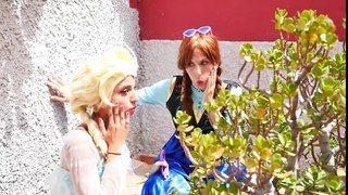 Frozen Elsa & Anna Get Joker face & Become Bad Joker Sisters! w_ Spiderman Superhero Fun!!