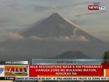 BT: Mga residenteng nasa 6-km permanent danger zone ng Bulkang Mayon, nailikas na