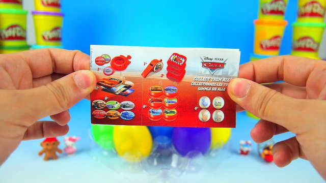 Oeufs surprises Play Doh, Disney Cars, Bob léponge, Hello Kitti, Jouets Kinder, Barbie