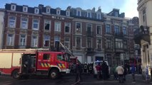 VERVIERS: incendie rue de Liège