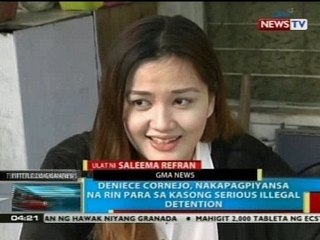 BP: Deniece Cornejo, nakapagpyansa na rin para sa kasong serious illegal detention