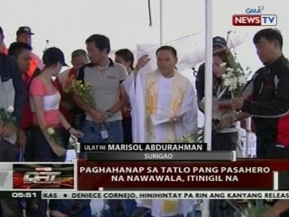 Coast guard at Navy, nag-alay ng misa para sa mga biktima ng pagsabog ng M/V Maharlika II