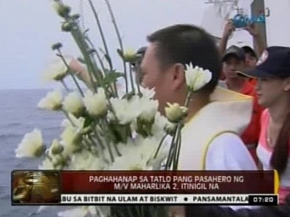 24 Oras: Paghahanap sa tatlo pang pasahero ng M/V Maharlika 2, itinigil na