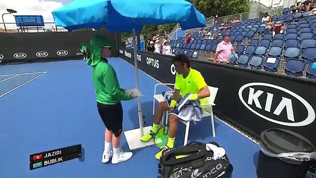 Jaziri v Bublik match highlights (2R) Australian Open 2017