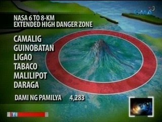 Saksi: Phivolcs: Delikado kung magbubuga ng pyroclastic materials ang Bulkang Mayon