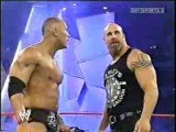 WWE - Raw - 07-04-03 - The Rock confronts Goldberg