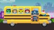 WHEELS ON THE BUS GOES ROUND AND ROUND AVENGERS CAPTAIN AMERICA IRON MAN HULK BLACK WIDOW