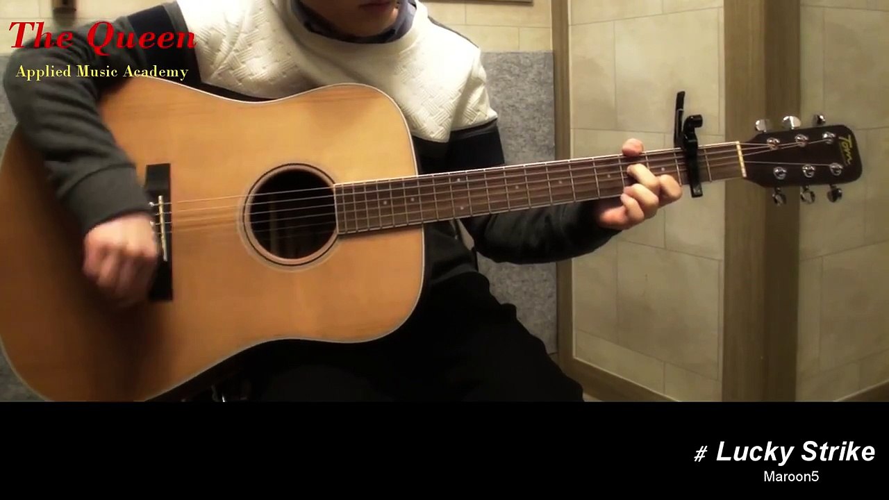 Maroon5 - Lucky Strike (Guitar Cover)