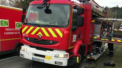 Accident à Voeuil et Giget (vidéo Majid Bouzzit)