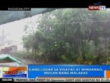 NTG: Ilang lugar sa Visayas at Mindanao, inulan nang malakas