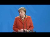 Berlino - Gentiloni in conferenza stampa con la Cancelliera Angela Merkel (18.01.17)