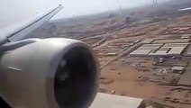 Pakistani PIA Pilot teaching his Co Pilot how to land on runway