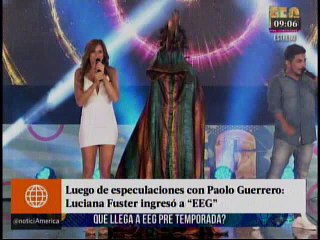 Luego de especulaciones con Paolo Guerrero - Luciana Fuster ingreso a EEG
