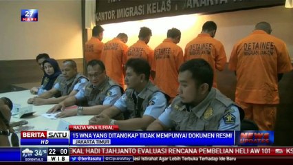 15 WNA Tanpa Dokumen Resmi Diringkus