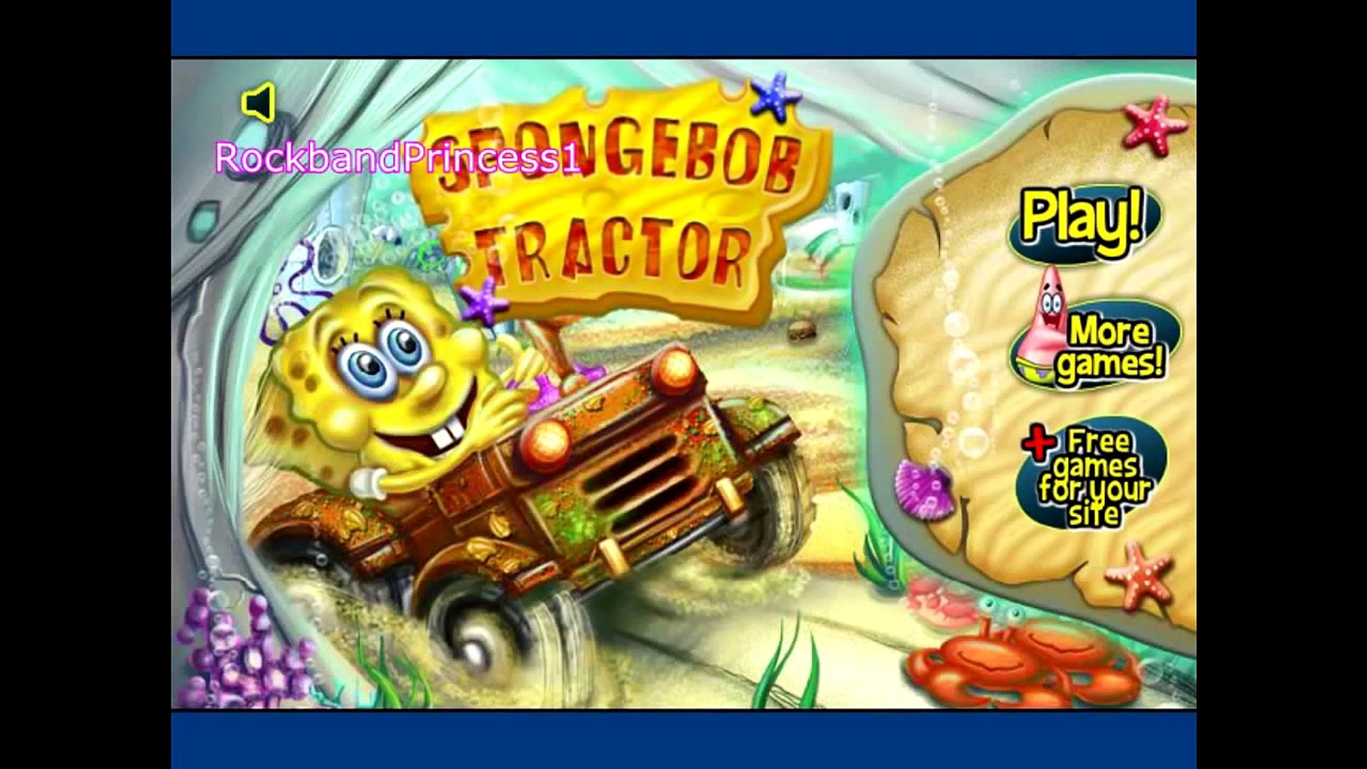 Губка Боб Квадратные Штаны Губка Боб игры Губка Боб тракторный Игры