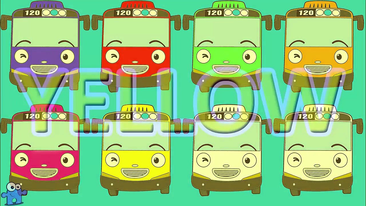 Colors for Children to Learn with Color Bus Toy - Colours for Kids to Learn - Learning Videos