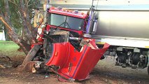Fatal overtaking collision in Myola near Bendigo. 14 03 12 Warning  Graphic images
