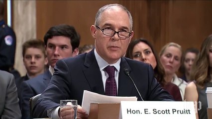 下载视频: Pruitt: There should be more 'open and civil discourse' on humans impact on climate change