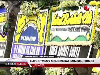 Hadi Utomo, Mantan Ketua Umum Demokrat Meninggal Dunia