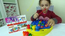Crocodile Dentist Challenge Family Fun Game for Kids Disney Toys Kinder Eggs Surprise