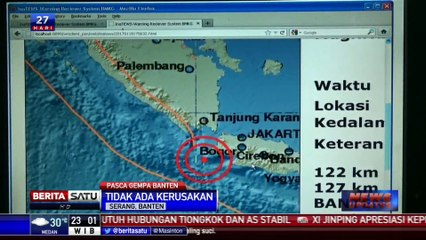 Download Video: Gempa 5,2 SR Guncang Lebak