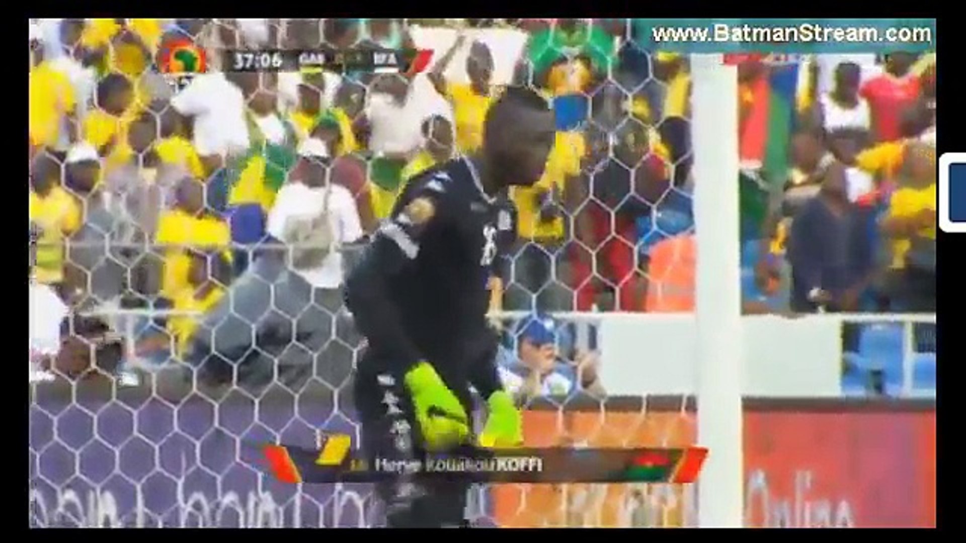 Gabon vs Burkina faso - 1-1 - Aubameyang pénaltis
