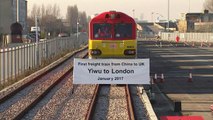 First direct freight train from China arrives in UK