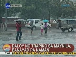 UB: Daloy ng trapiko sa Maynila, banayad pa