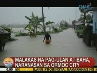 UB: Malakas na pag-ulan at baha, naranasan sa Ormoc City