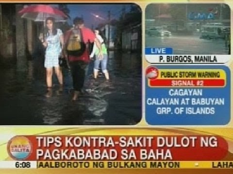 UB: Tips vs. sakit dulot ng pagkababad sa baha