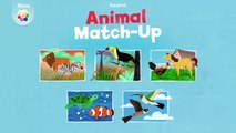Animal Match Up l Kids learn Animals Names Animals Matching Games Part 3