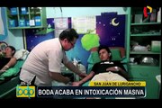 SJL: boda acaba en intoxicación masiva