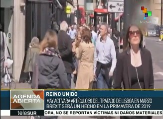 Theresa May confirma planes para iniciar el Brexit