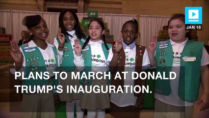 The Girls Scouts are marching at Trump's inauguration and Twitter is not happy