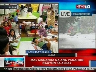 NTVL: Panahon sa Albay, mas maganda na ngayong Biyernes