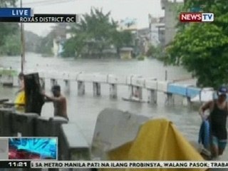 NTVL: Roxas District sa QC, lubog pa rin sa baha