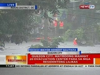 BT: Quezon City, mayroong mahigit 20 evacuation center para sa mga residenteng lilikas