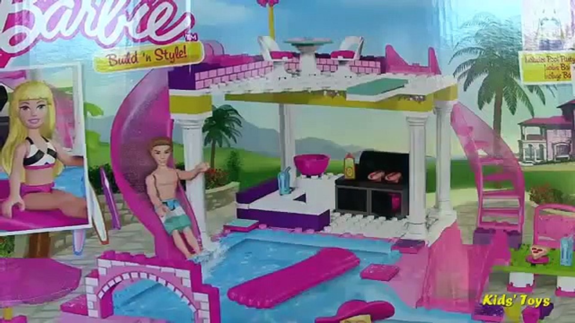 barbie and ken pool party