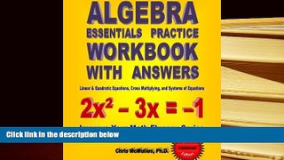 Epub  Algebra Essentials Practice Workbook with Answers:  Linear   Quadratic Equations, Cross