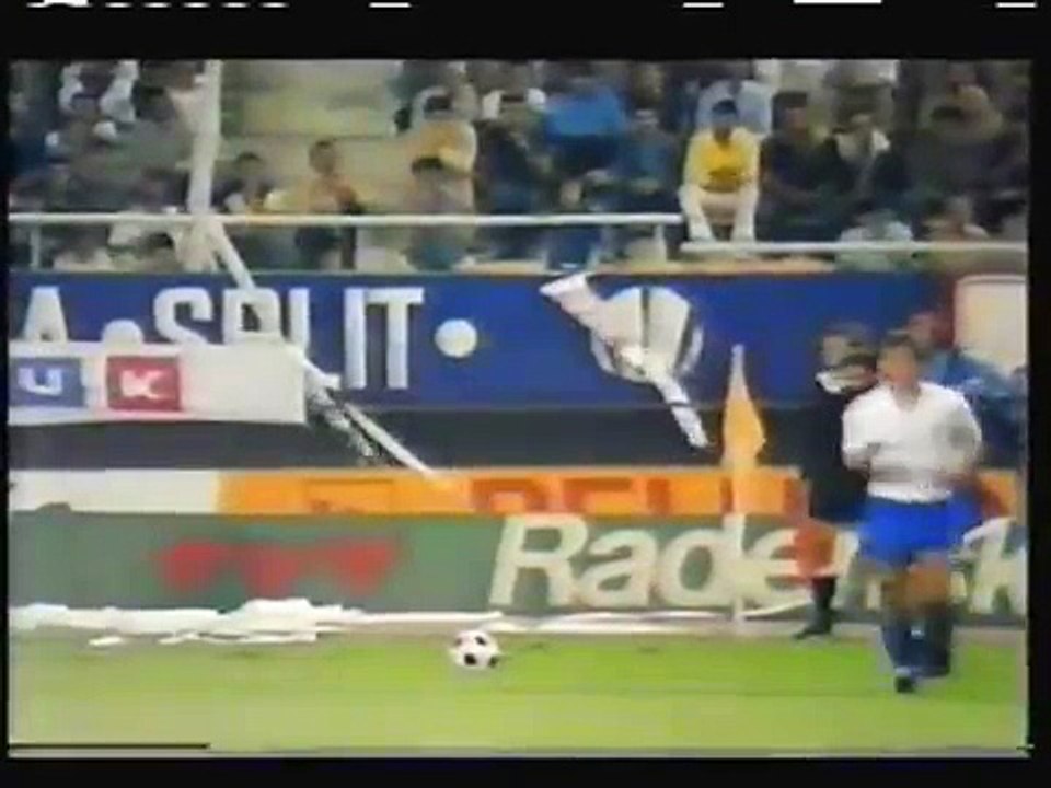 28.09.1983 - 1983-1984 UEFA Cup 1st Round 2nd Leg HNK Hajduk Split 1-0 FC Universitatea Craiova (With Penalties 3-1)