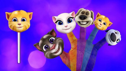 Talking Tom And Friends Lollipop Finger Family Song