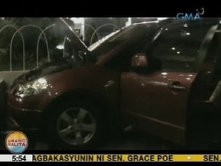 UB: Kinarnap na sasakyan, narekober ng mga pulis sa isang parking lot sa Bulacan