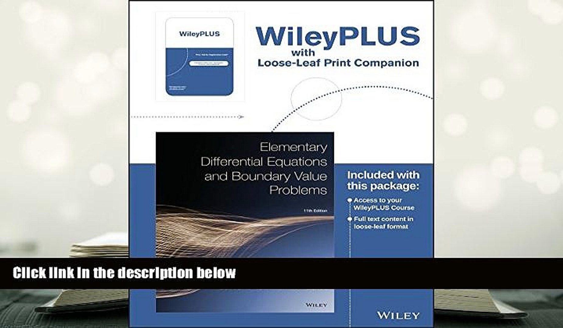 Pdf Download Elementary Differential Equations And Boundary Value Problems Binder Ready - 