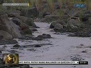 24 Oras: Baha sa Albay kagabi, napagkamalang lahar flow