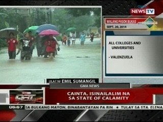 QRT: Cainta, isinailalim na sa state of calamity
