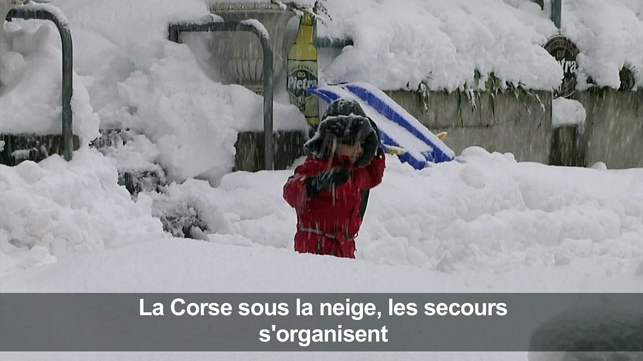 Corse sous la neige: les secours s’organisent s...