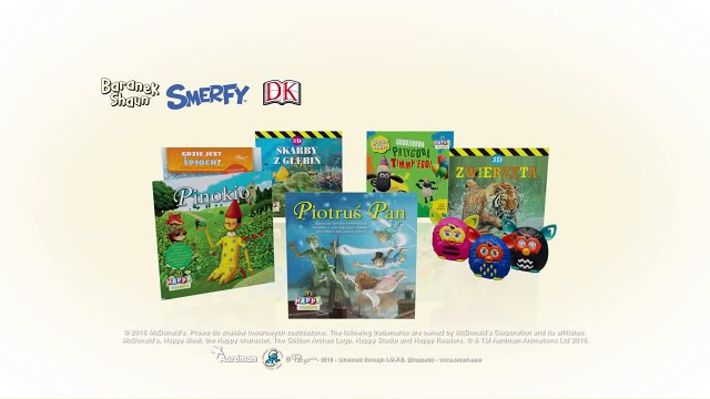 Best of McDonlads Happy Meal Furby Książeczki Interaktywne Libros Interactivos Books Animals TV 2016